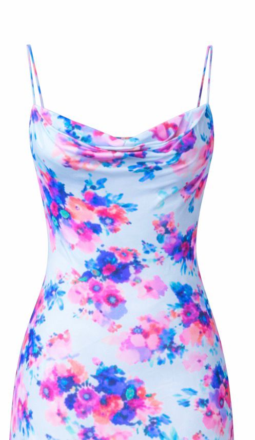 ABITO LUNGO MAR DE MARGARITAS