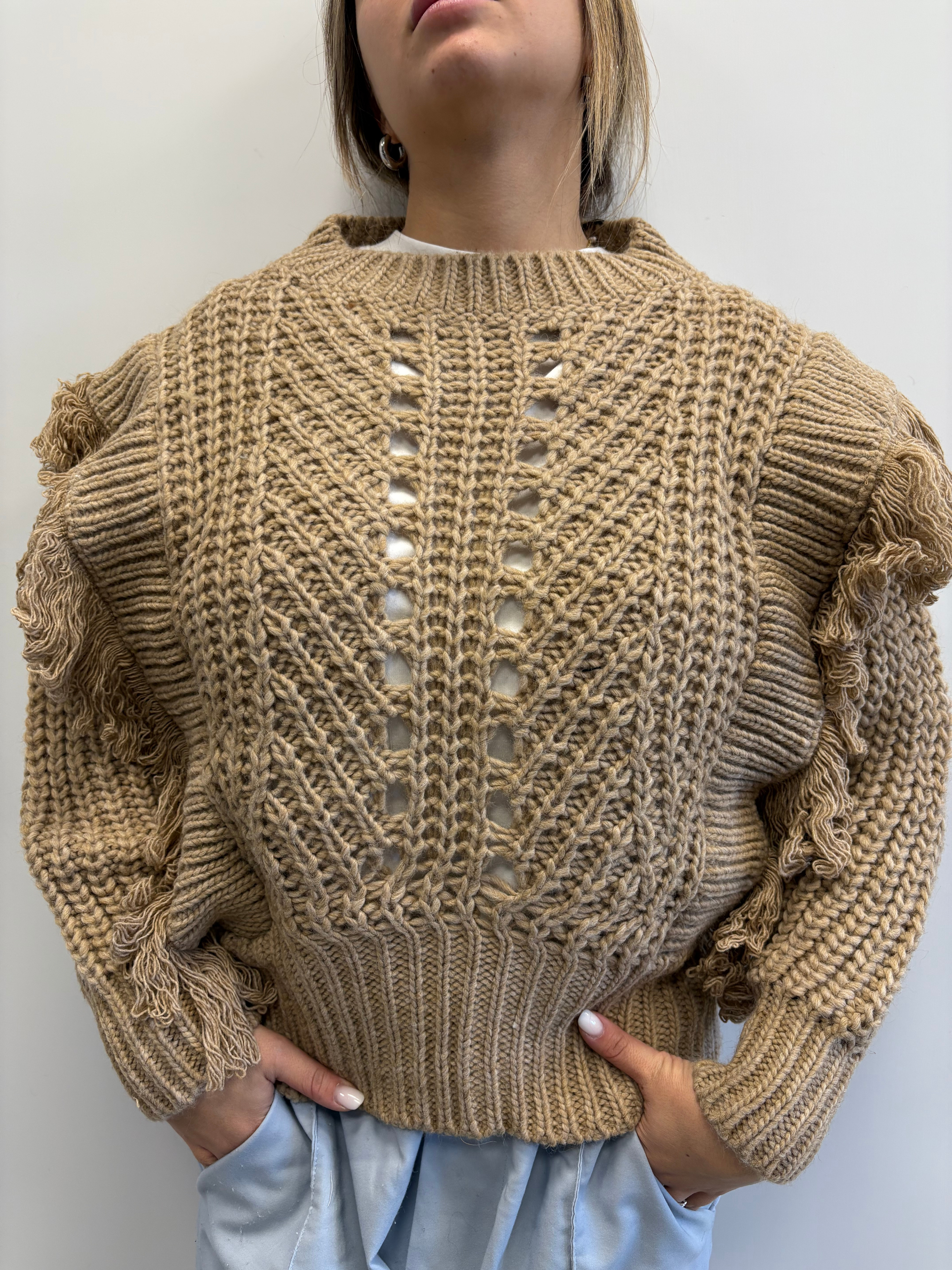 GAELLE MAGLIONE BEIGE