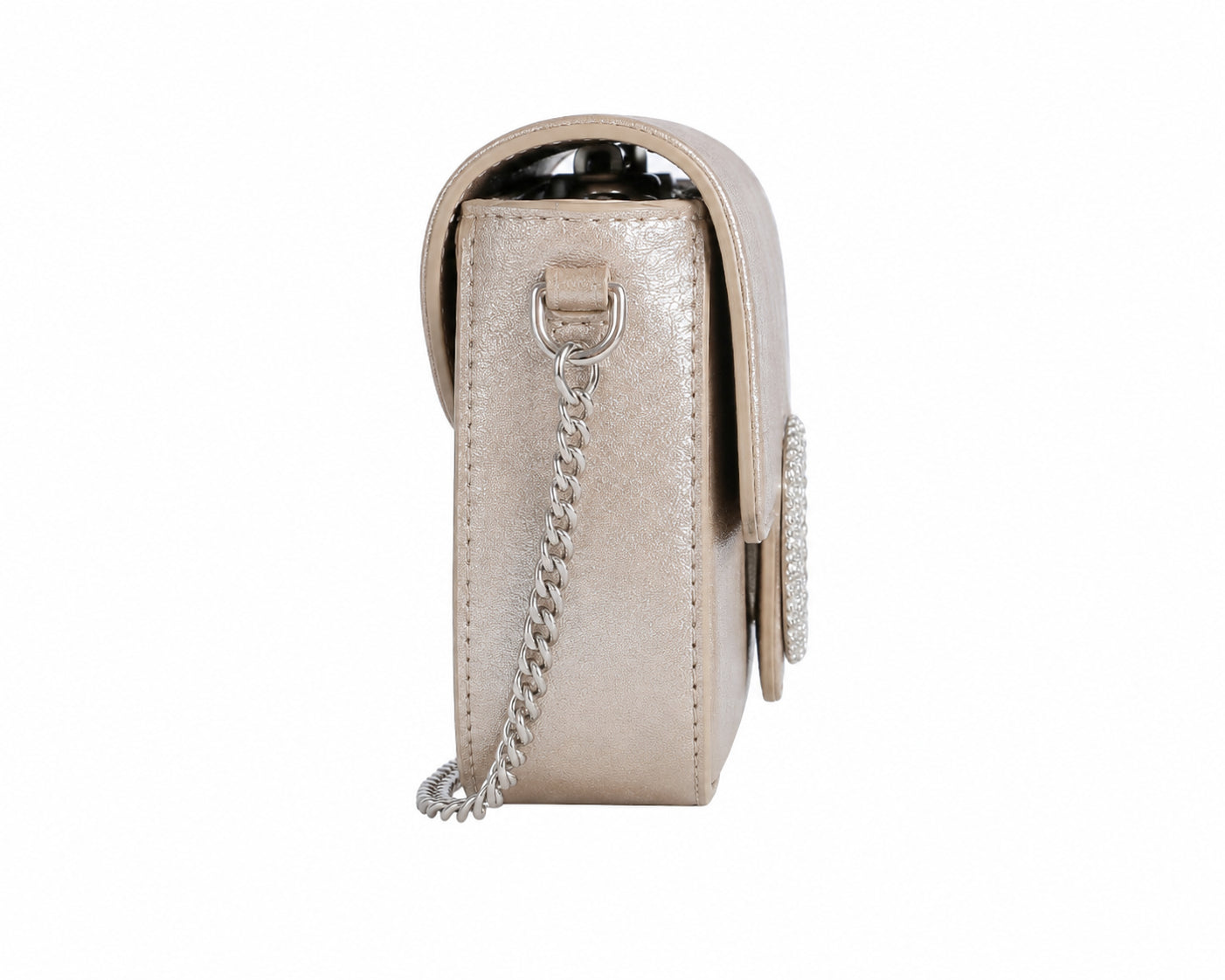 BORSA PINKO OREFICE JEWEL WRINCKLE METALLIC