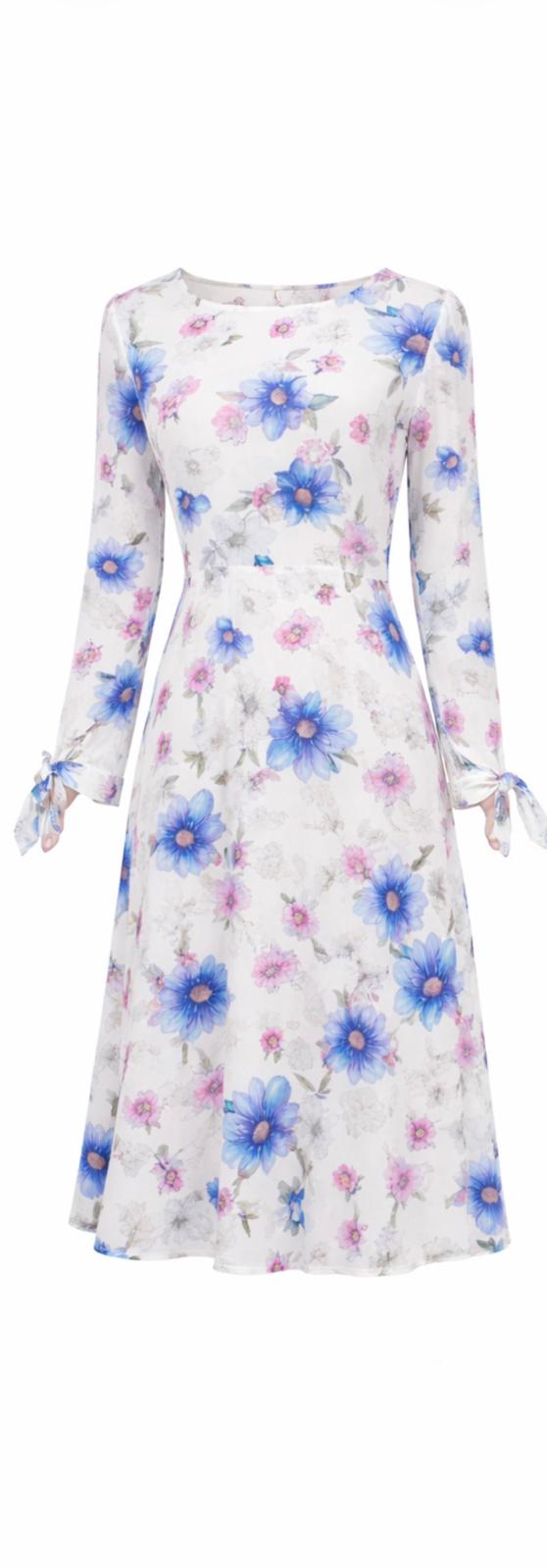 ABITO LUNGO MAR DE MARGARITAS