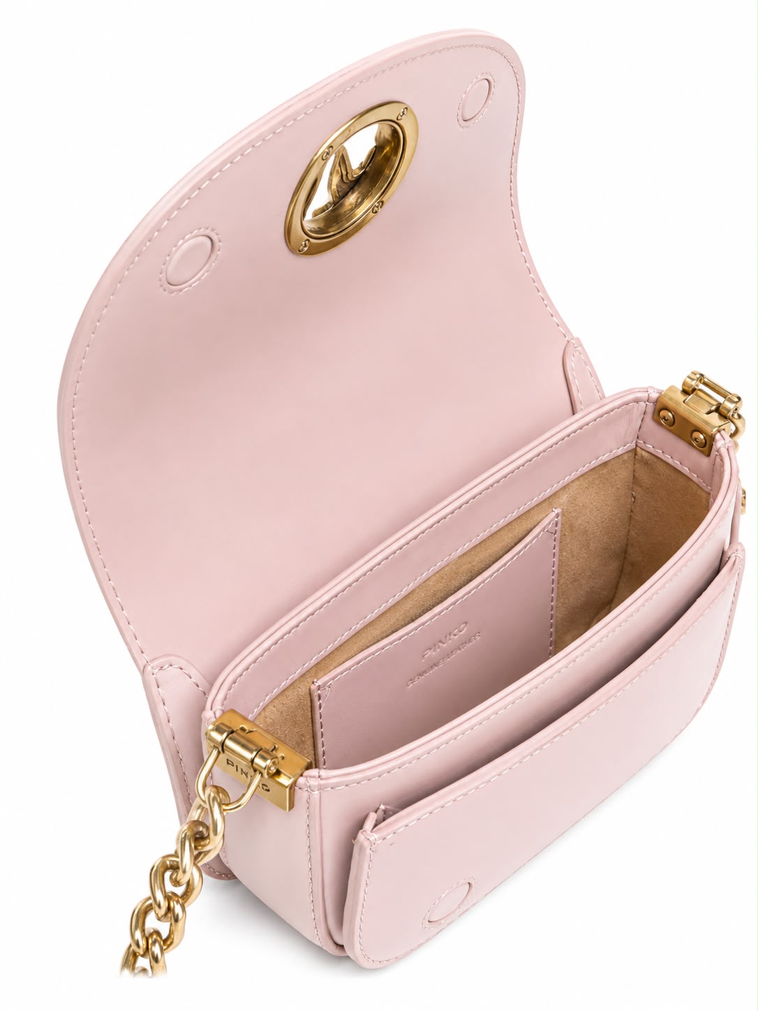 BORSA PINKO ROUND CLICK BAGUETTE MINI