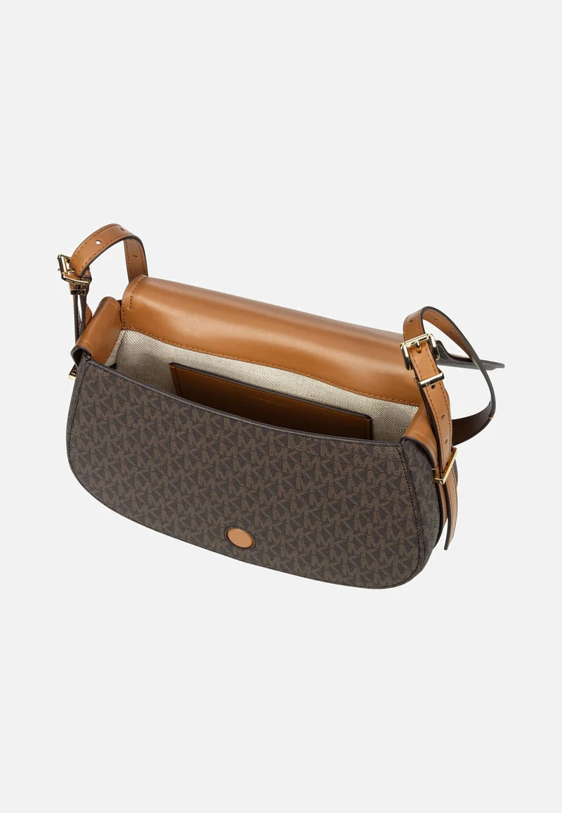 BORSA MICHAEL KORS BRN/ACORN MD FLAP MESSENGER LYDIA