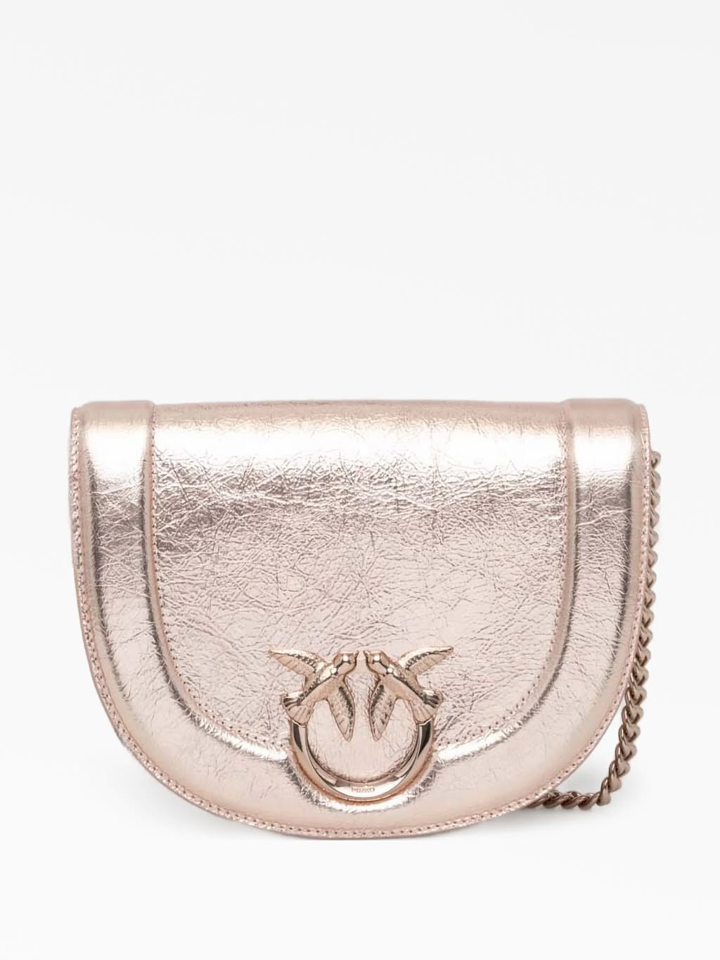 BORSA PINKO ROUND CLICK CLASSIC A MANO IN NAPPA