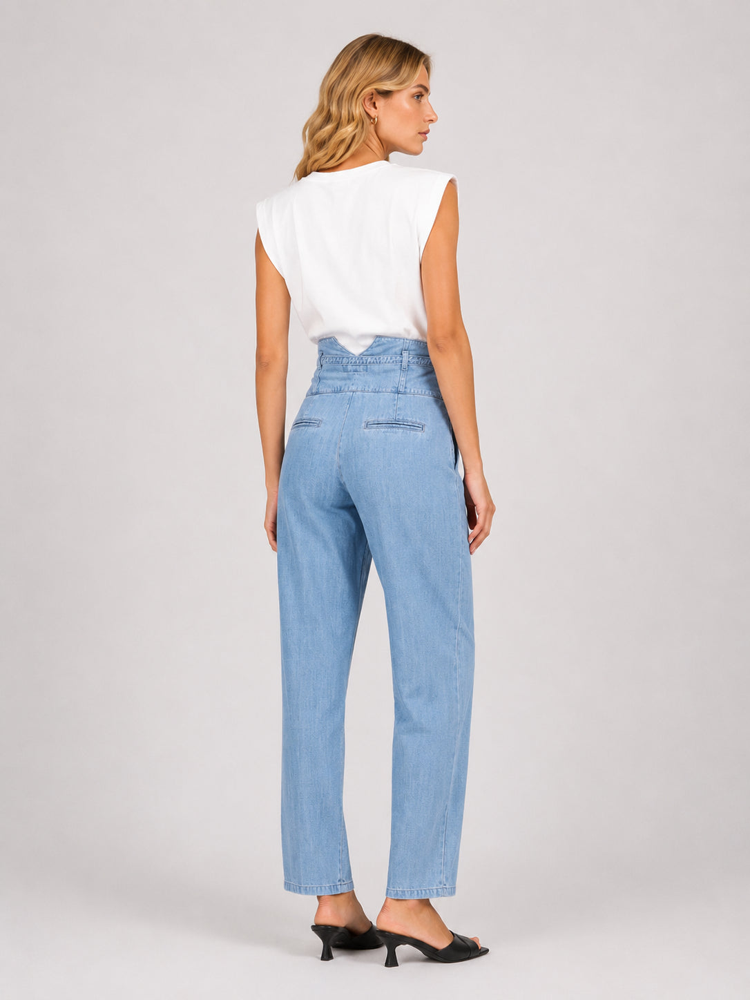 JEANS PINKO ARIEL BUSTIER TWILL