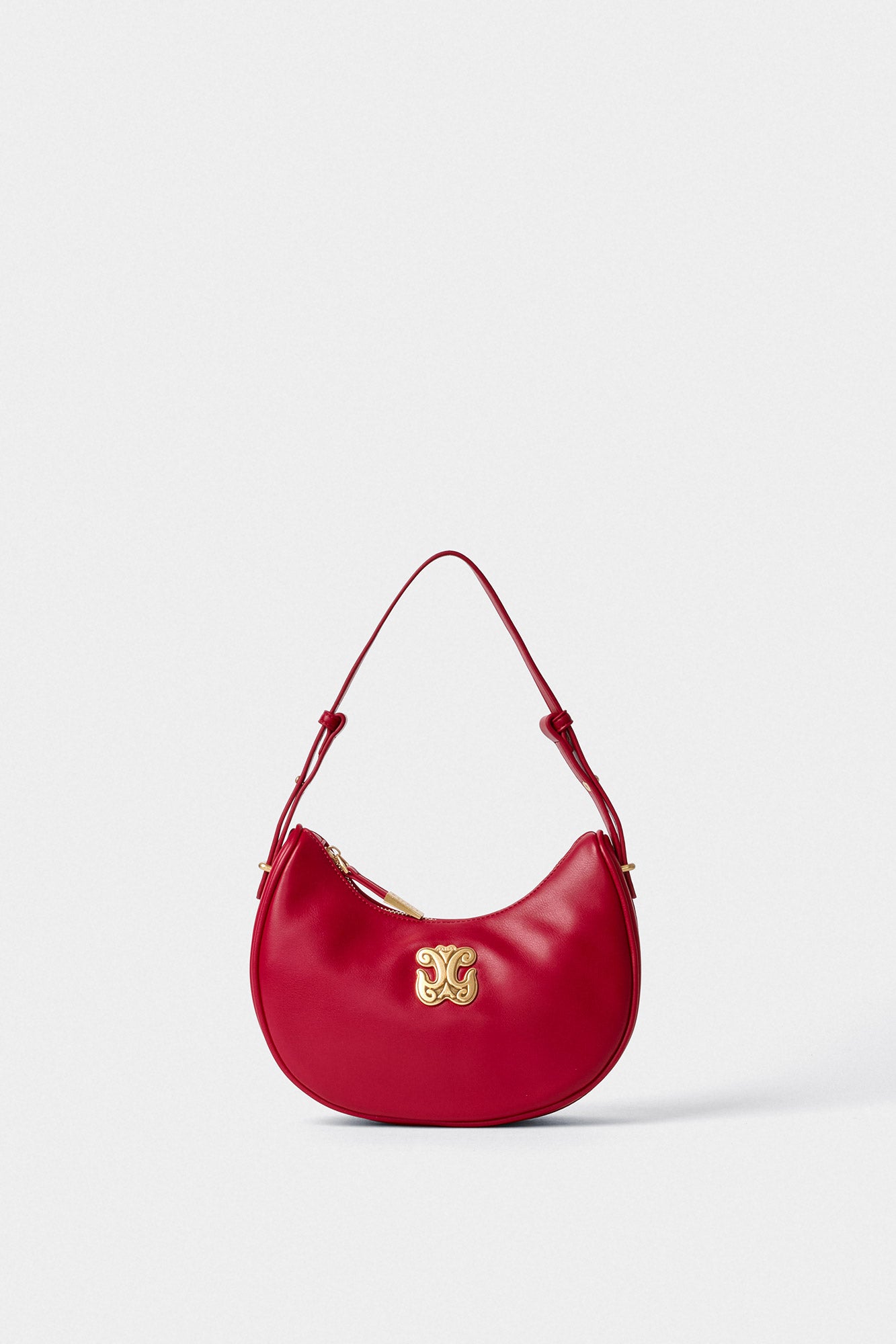 GAELLE REG HOBO CON APPLICAZIONE ROSSA E ORO