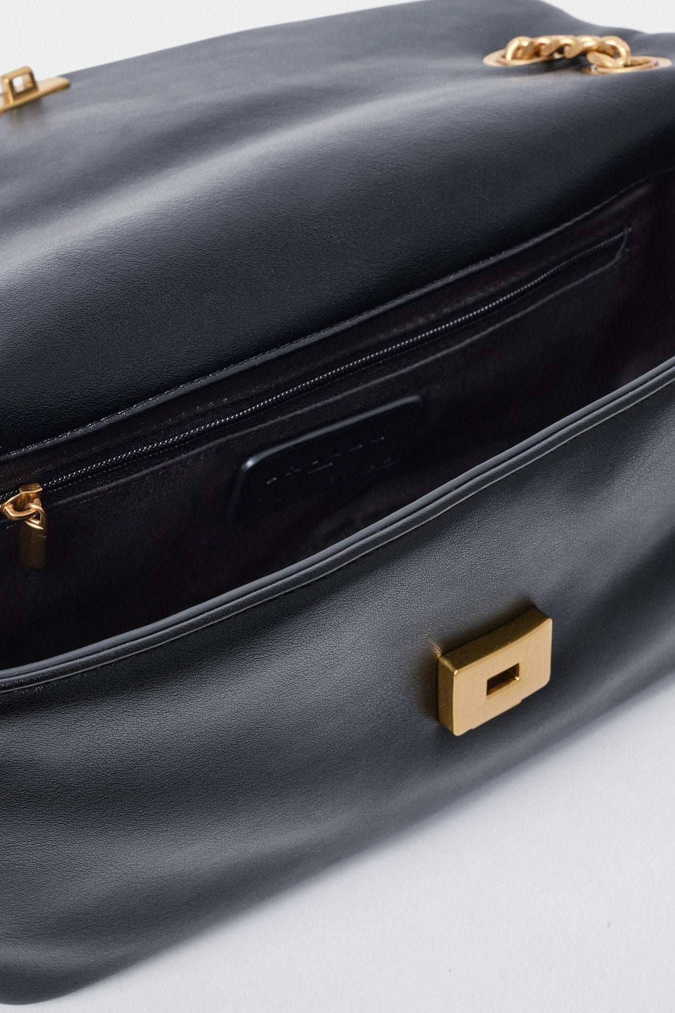 GAELLE TRACOLLA REGOLABILE NERO CON INSERTI ORO