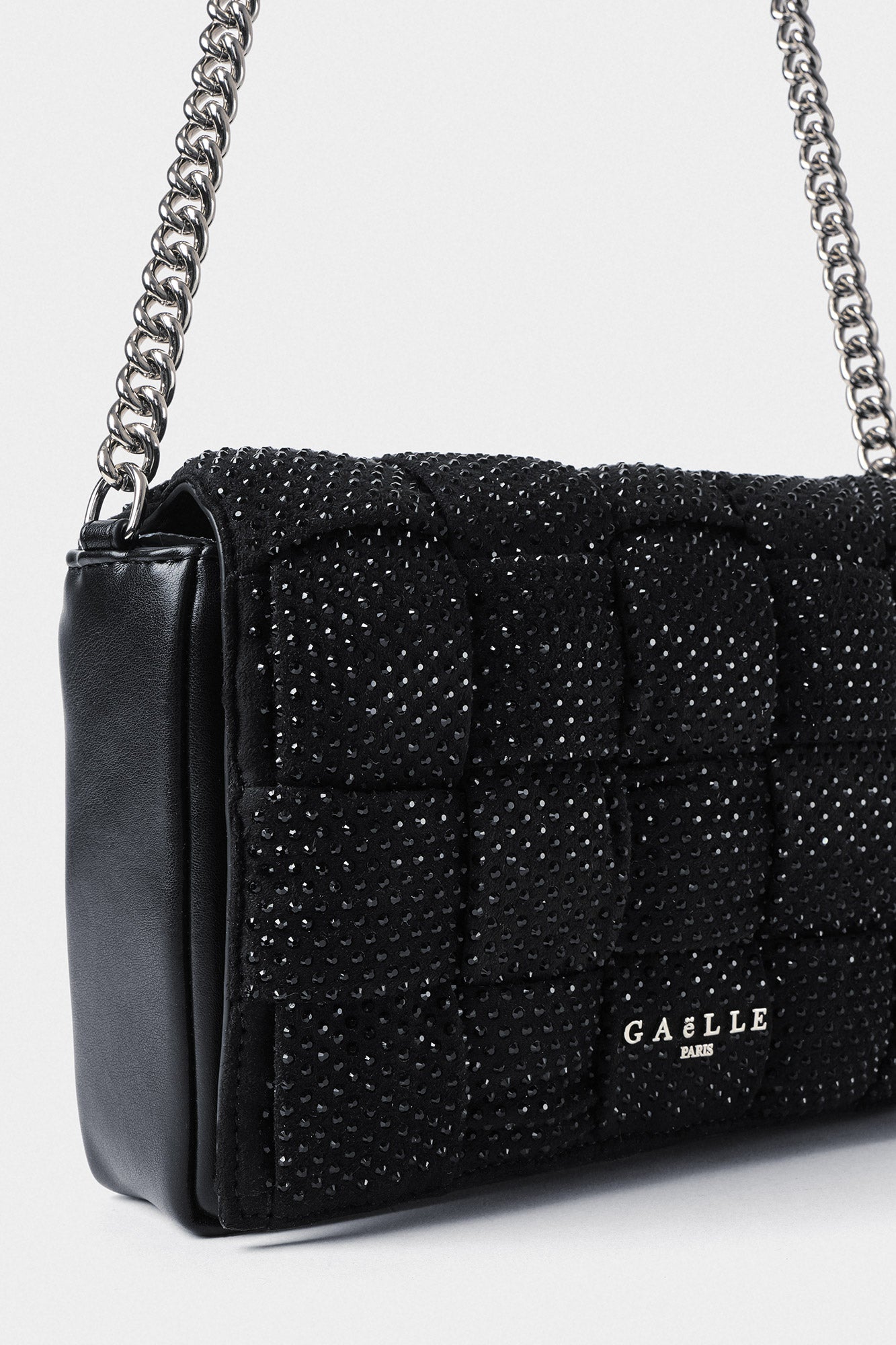 GAELLE BORSA TRACOLLA CON STRASS TRAPUNTATA