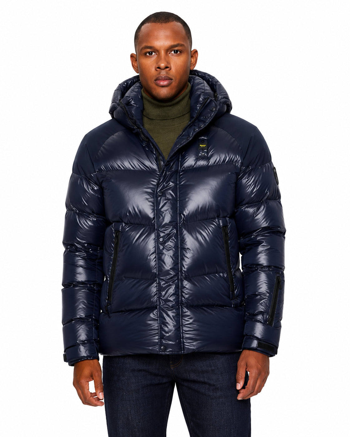 GIUBOTTO BLAUER CON CAPPUCCIO E DETTAGLIO SOFT TOUCH