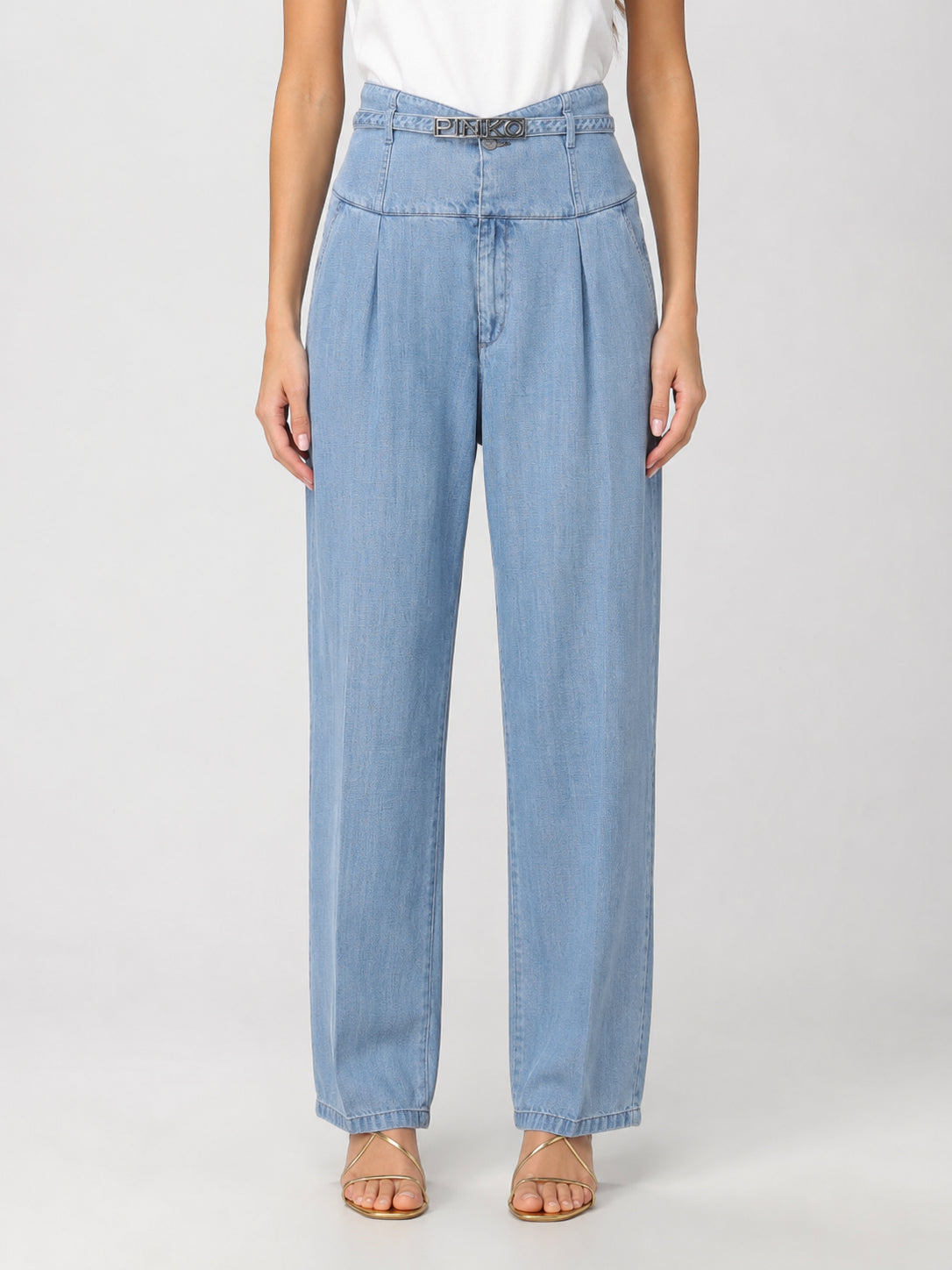 JEANS PINKO ARIEL BUSTIER TWILL