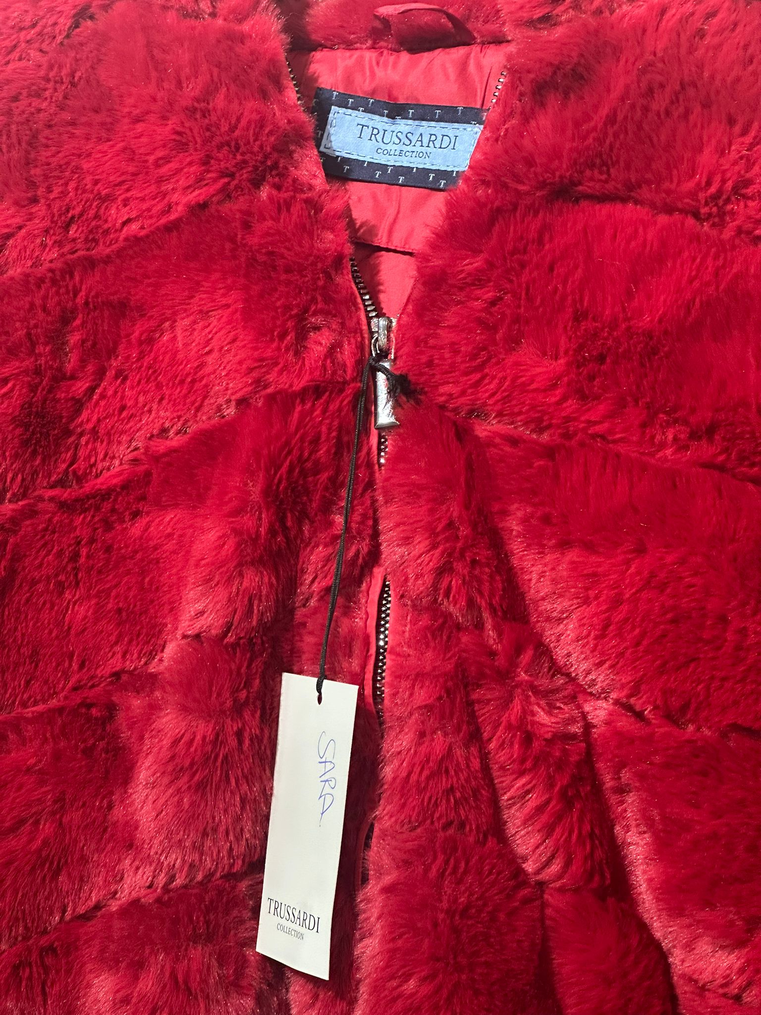 ECOPELLICCIA CORTA TRUSSARDI CON CAPPUCCIO