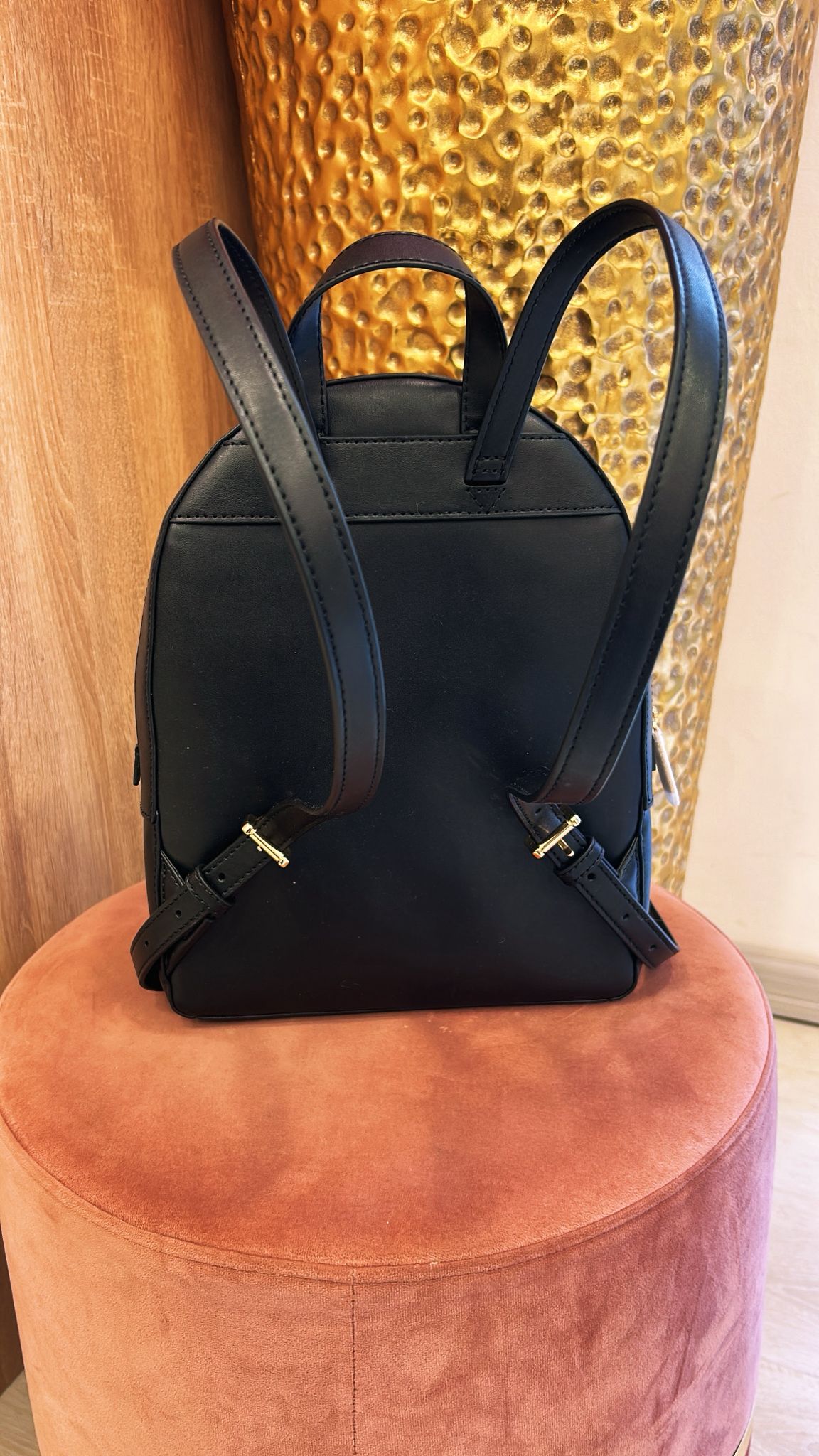 Zainetto  Michael Kors piccolo con doppia zip oro