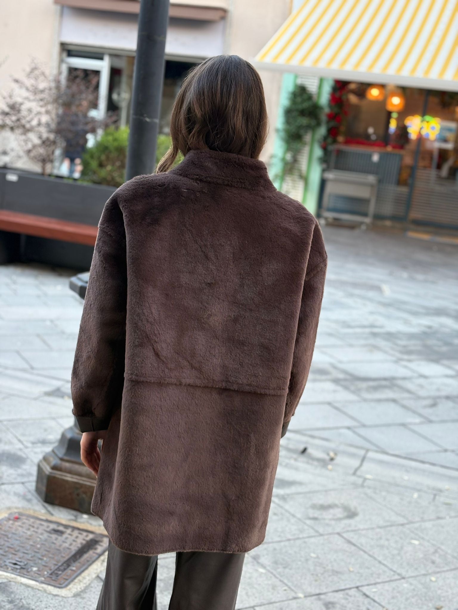 Pelliccia Guess lunga Doubleface: Pelliccia e Giacca ecopelle