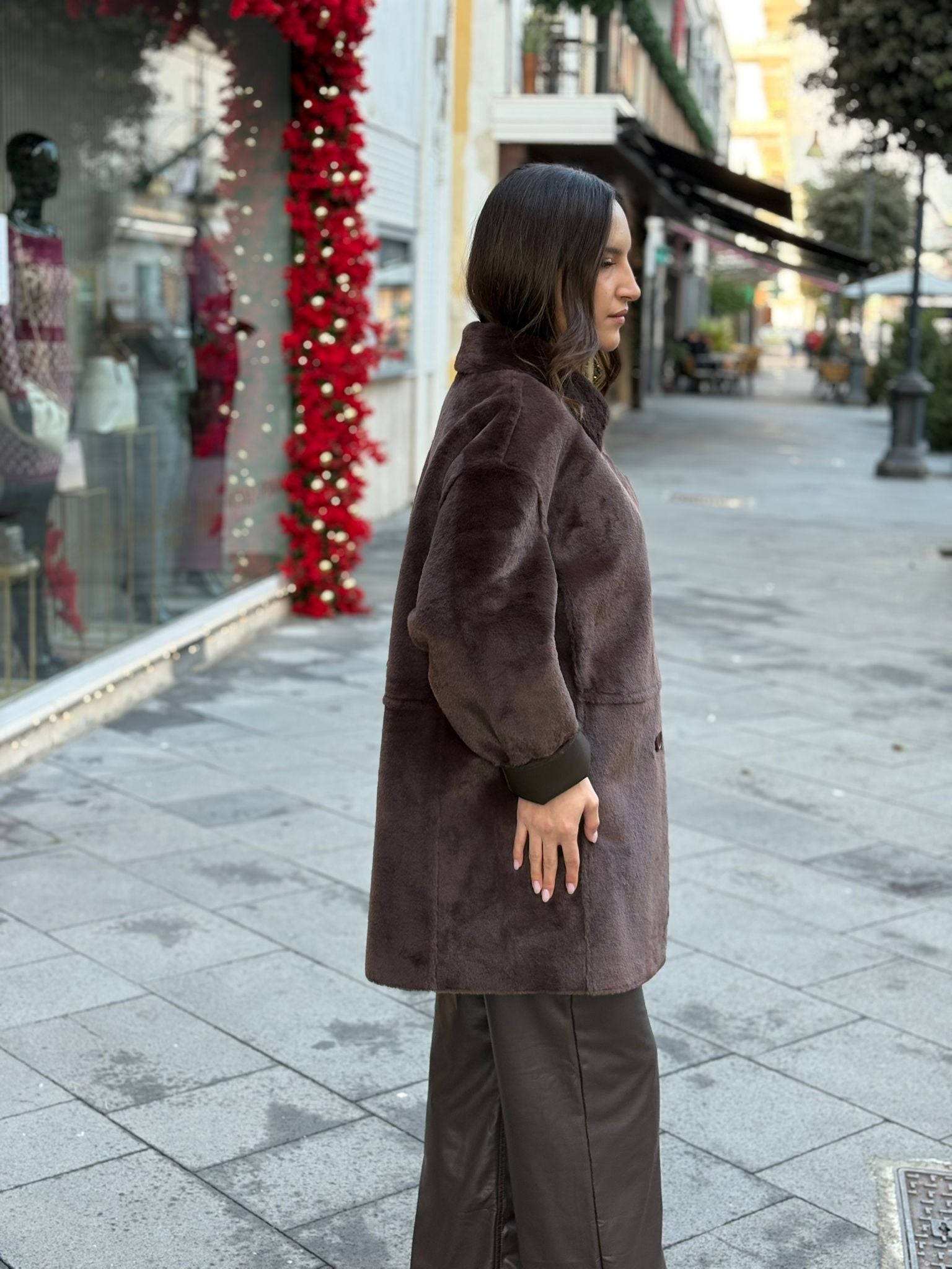 Pelliccia Guess lunga Doubleface: Pelliccia e Giacca ecopelle