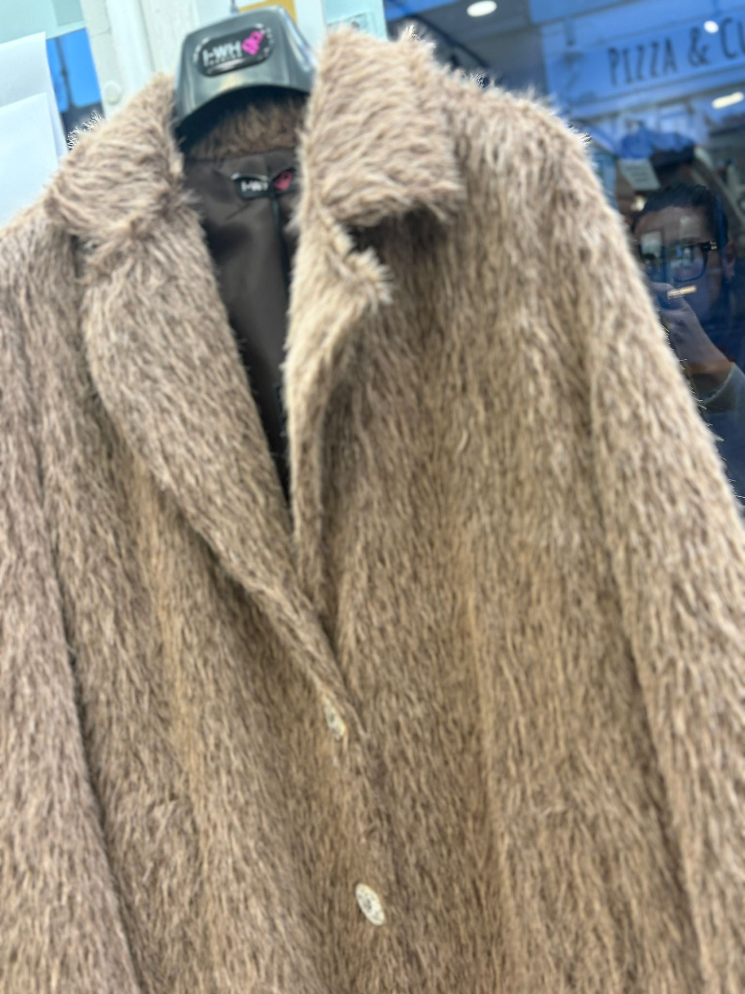 Pelliccia Fashion lunga modello cappotto