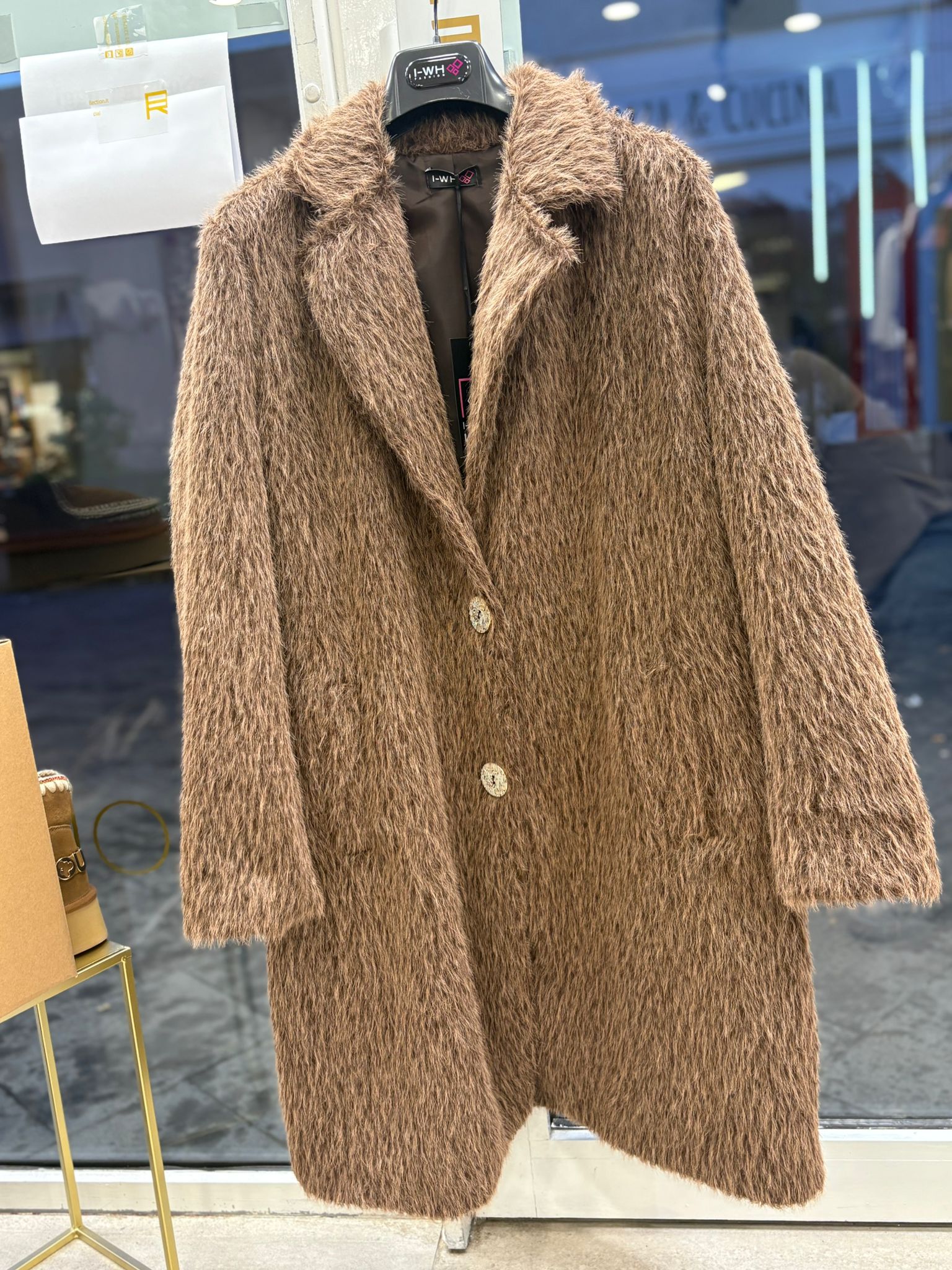 Pelliccia Fashion lunga modello cappotto