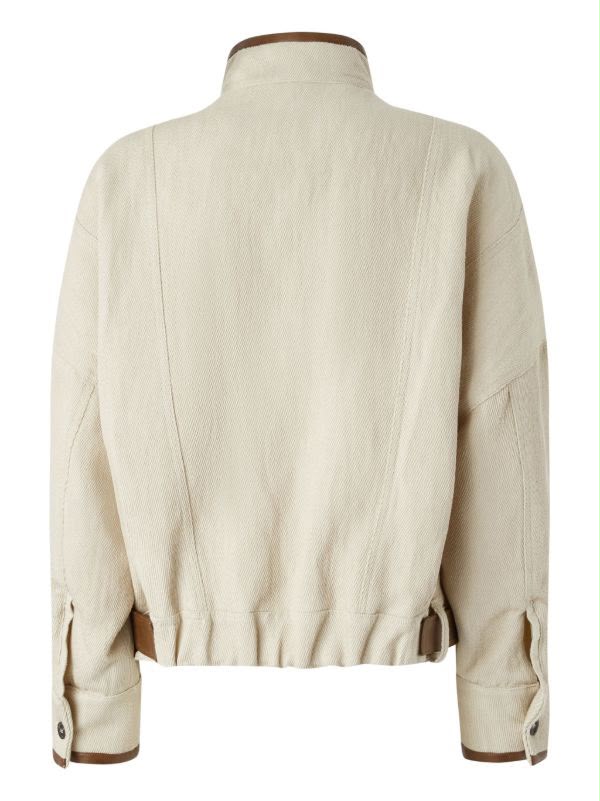 BLOUSON PINKO BABILONIA CROP CON CINTURA
