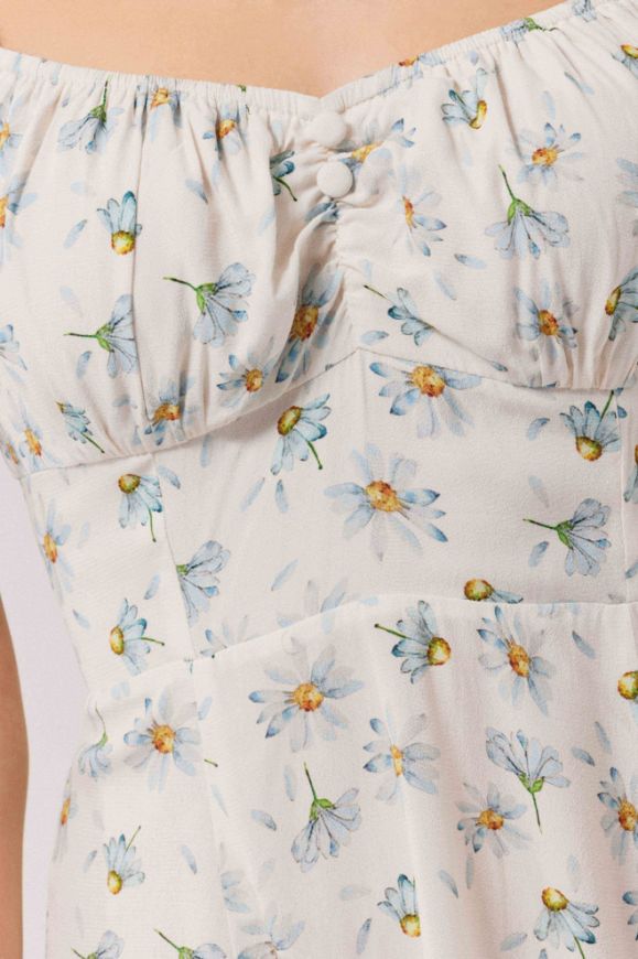 ABITO MIDI MAR DE MARGARITAS