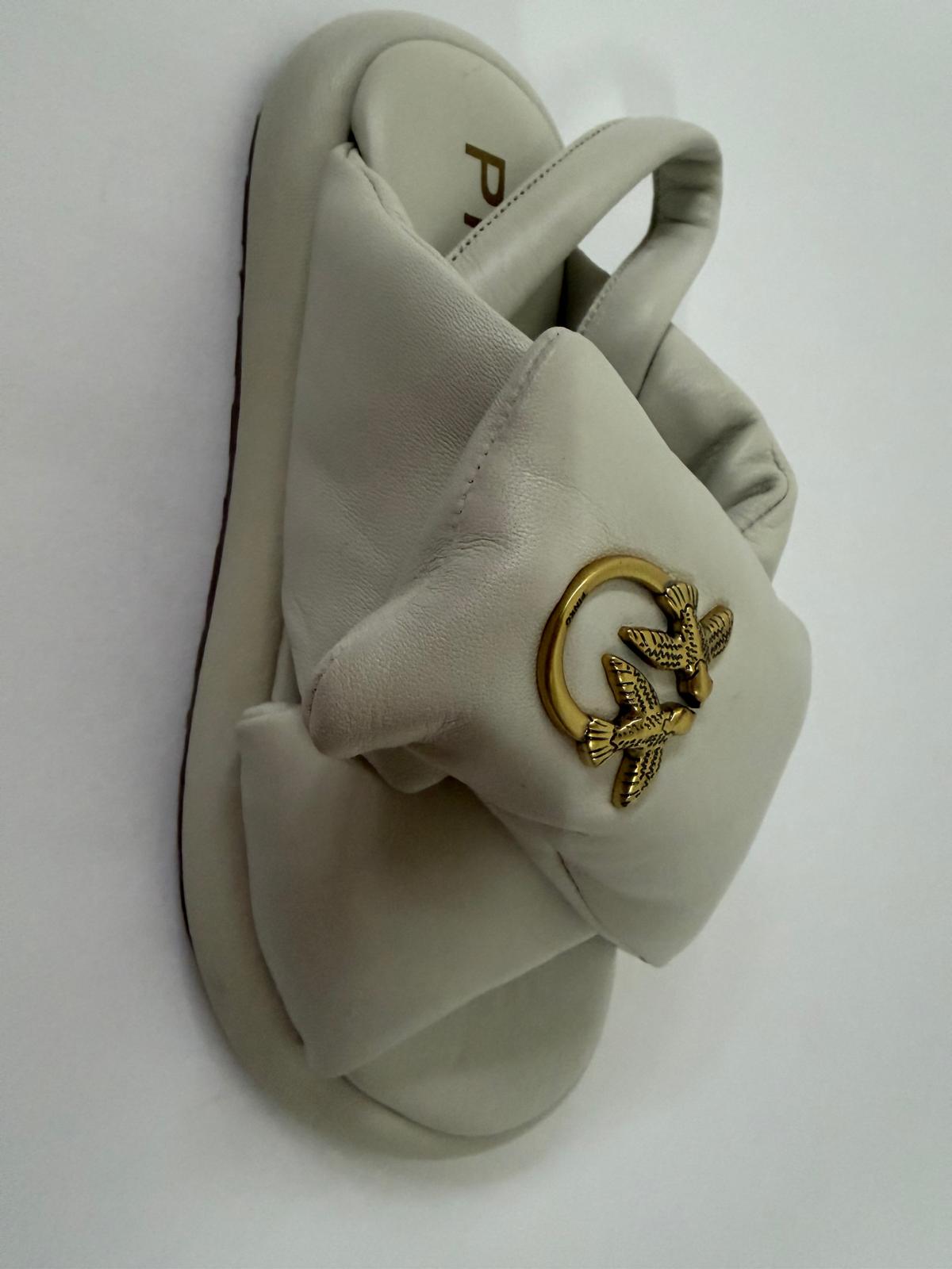 SANDALO IN NAPPA PINKO