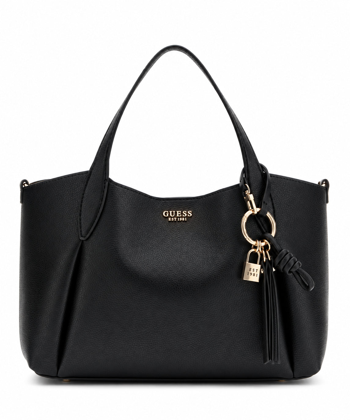 BORSA DONNA GUESS MELODY NERA CON TRACOLLA