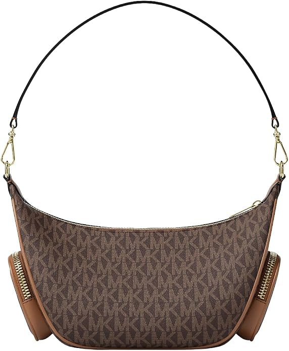 BORSA DONNA MICHAEL KORS MERRIT BROWN MD CONV PKT SHLDR