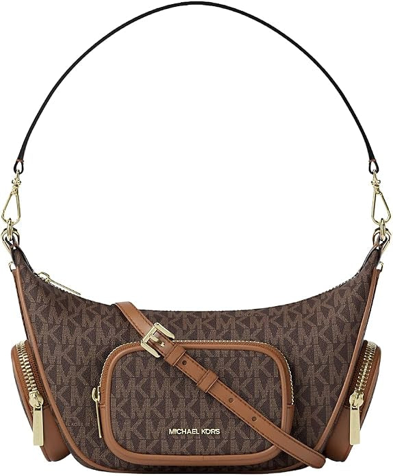 BORSA DONNA MICHAEL KORS MERRIT BROWN MD CONV PKT SHLDR