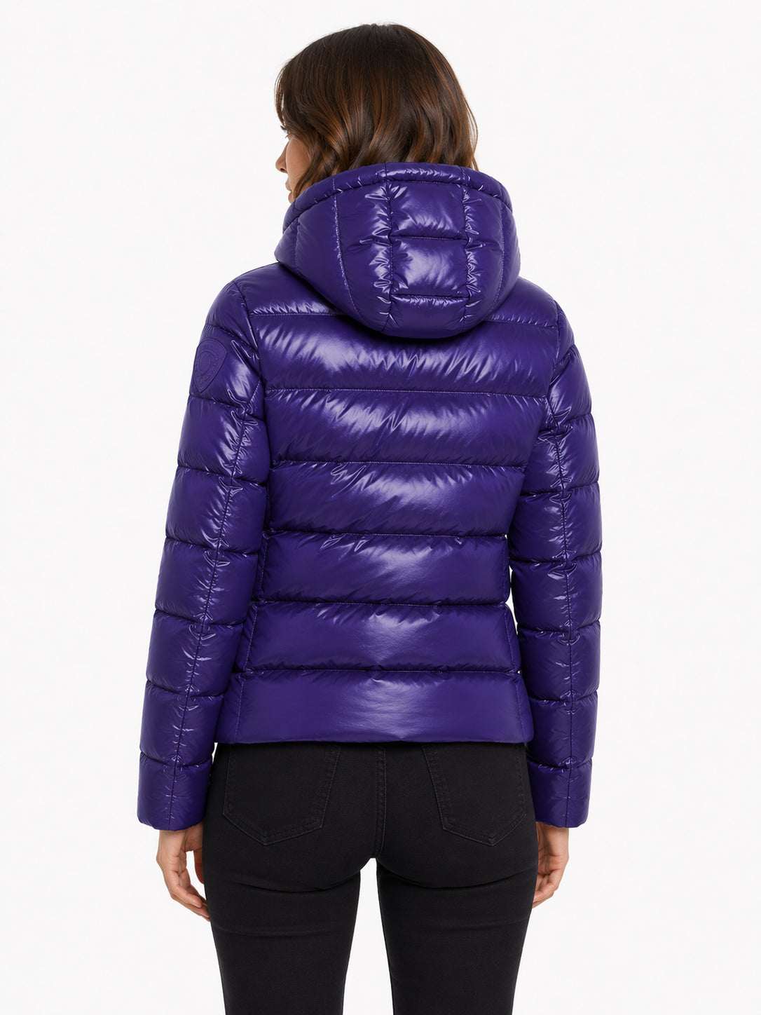 PIUMINO BLAUER DONNA CORTO CON CAPPUCCIO