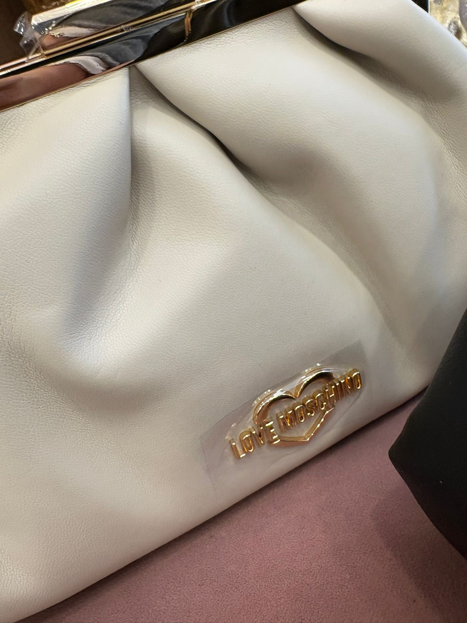 Borsetta Love Moschino con Dettaglio Dorato