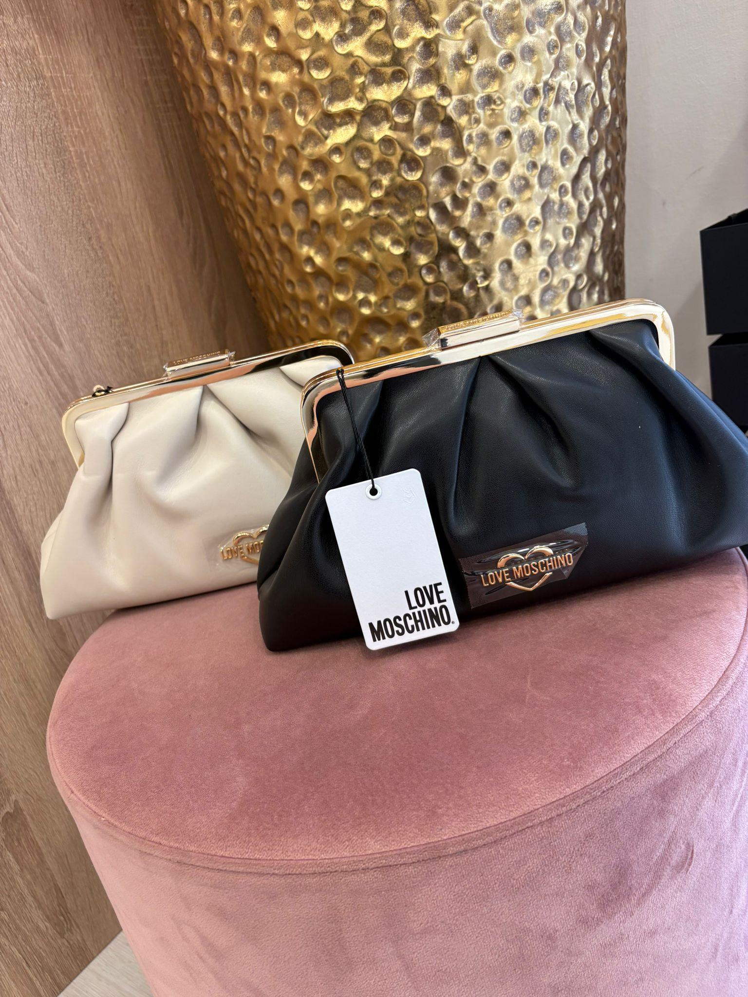 Borsetta Love Moschino con Dettaglio Dorato