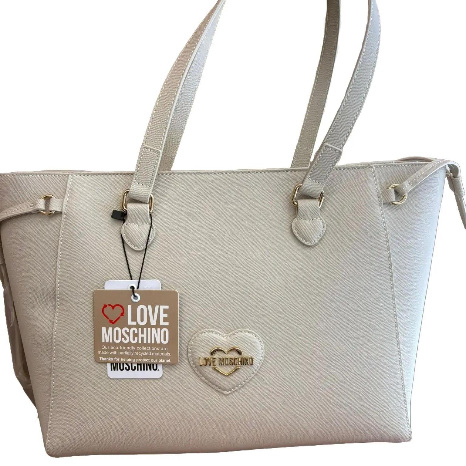 Borsa Love Moschino in Ecopelle con Logo Cuore