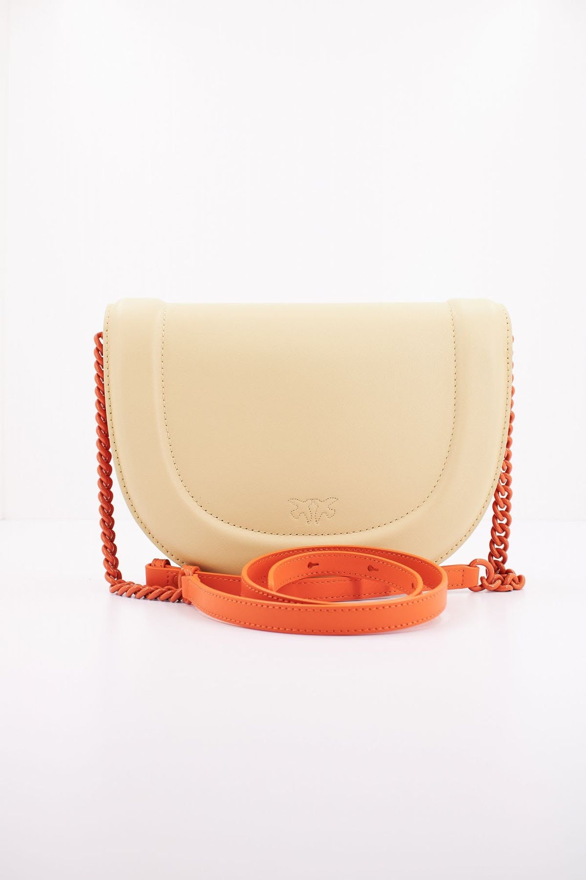 BORSA PINKO ROUND CLICK CLASSIC A MANO IN NAPPA