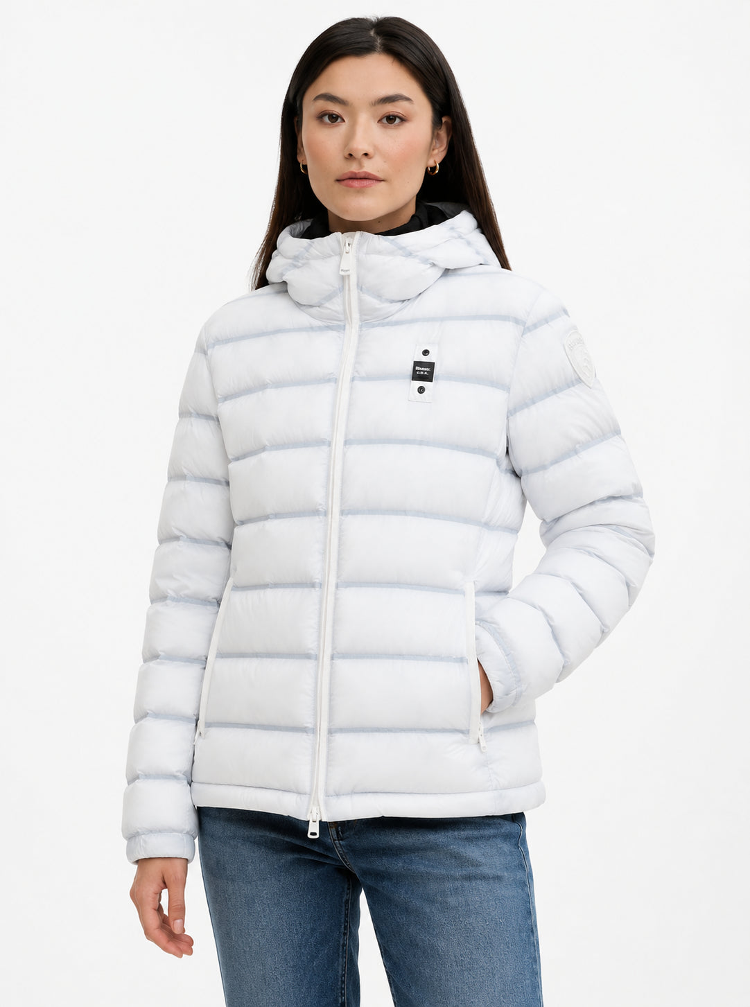 PIUMINO BLAUER DONNA CORTO - REPREVE