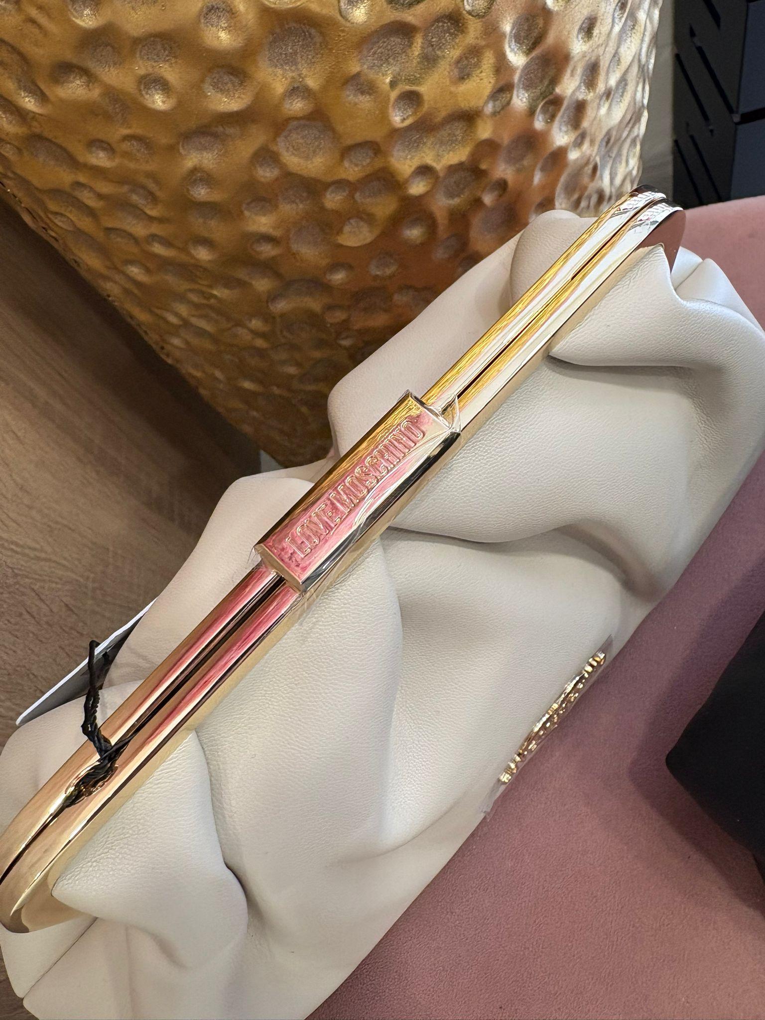 Borsetta Love Moschino con Dettaglio Dorato