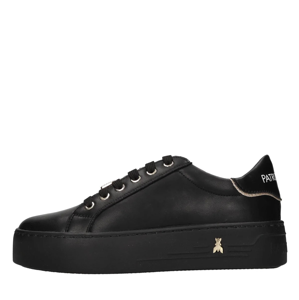 Sneakers Patrizia Pepe Donna  in Pelle di Vitello Nera – Paliss