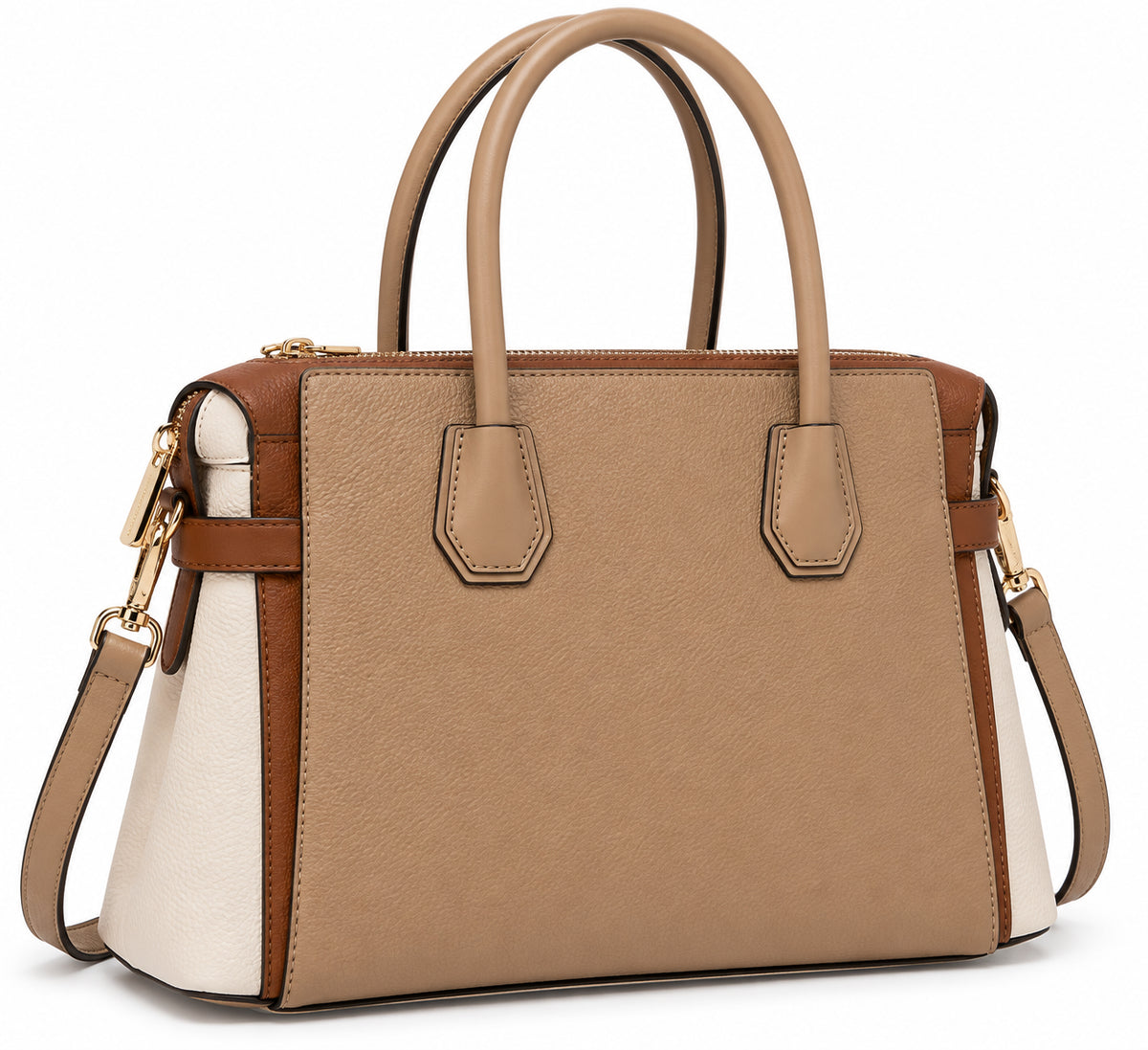 BORSA DONNA MICHAEL KORS CAMEL MULTI MERCER