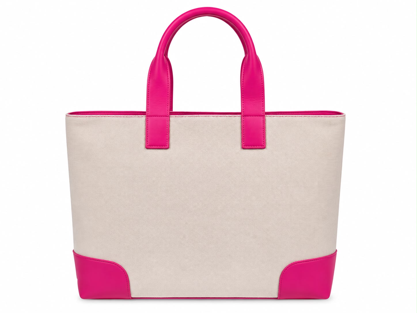 BORSA PINKO TRIGNO SHOPPER CANVAS E PELLE