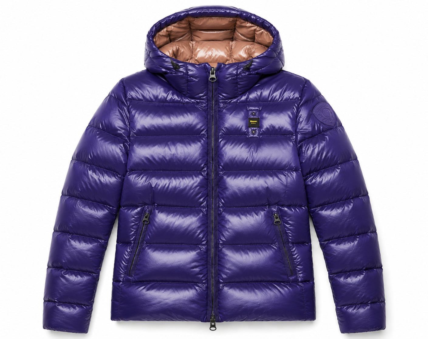 PIUMINO BLAUER DONNA CORTO CON CAPPUCCIO