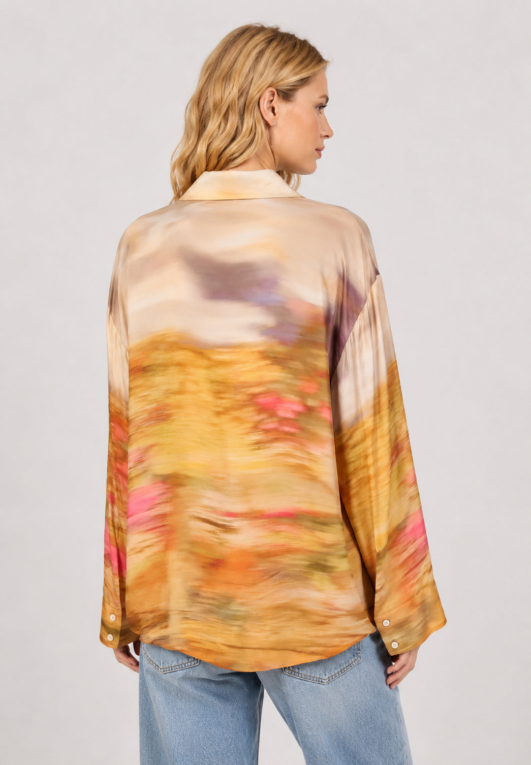CAMICIA PINKO LIFE STAMPA PAESAGGIO