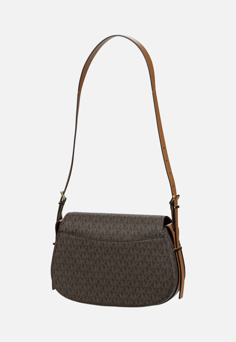 BORSA MICHAEL KORS BRN/ACORN MD FLAP MESSENGER LYDIA